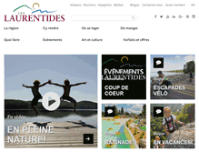 Tablet Screenshot of laurentides.com
